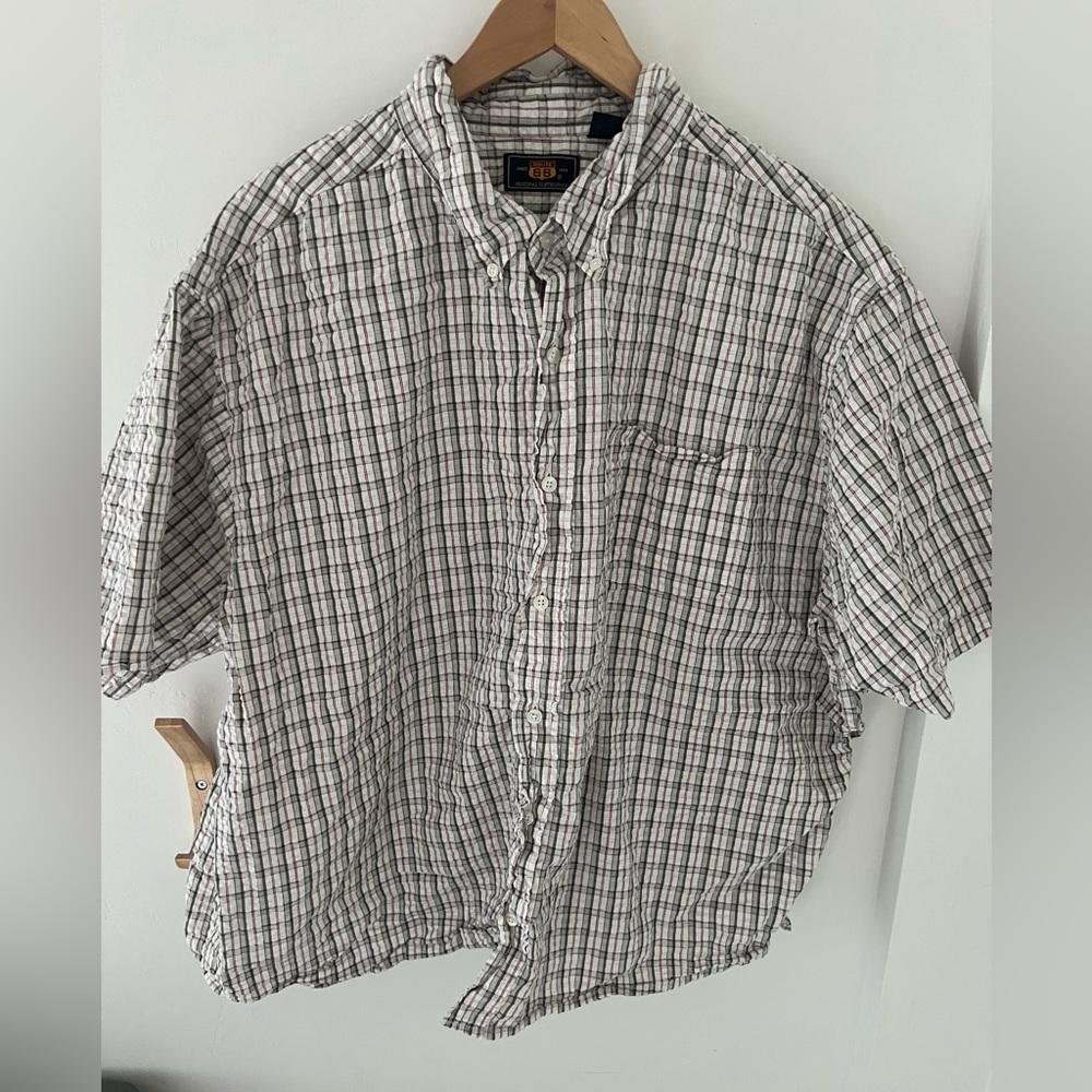 Route 66 Cotton Short Sleeve Button Down Shirt